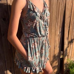 American Eagle wrap romper